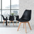 Silla Eames Acolchonada Negra