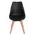 Silla Eames Acolchonada Negra