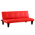 Sofa Cama Bajo tipo Zen Portland  3 Posiciones 165 cm Rojo