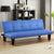 Sofa Cama Bajo tipo Zen Portland 3 Posiciones 165 cm Azul
