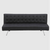 Sofa Cama Hamburgo 3 Posiciones Negro180 cm